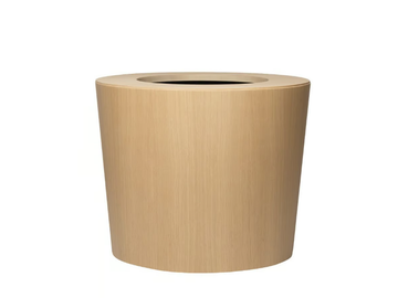 ARC - Low oak plant pot with automatic watering by Hobby Flower