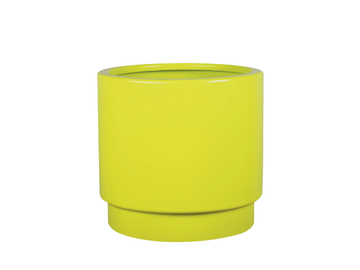 BASIC PLUS - Round polyethylene plant pot with automatic watering by Hobby Flower
