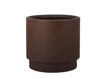 BASIC - Round polyethylene plant pot with automatic watering by Hobby Flower