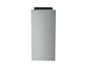 STEEL - High square stainless steel plant pot with automatic watering by Hobby Flower