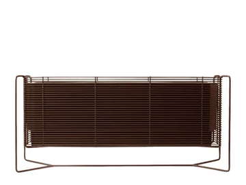 ZEN - Low rectangular stainless steel plant pot with automatic watering by Hobby Flower