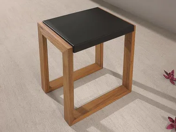 89224 - Wooden bathroom stool by Hoesch
