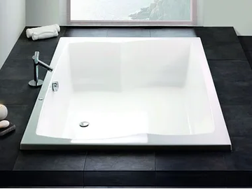 LARGO - Rectangular built-in acrylic bathtub by Hoesch