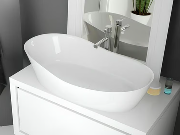 NAMUR LOUNGE - Countertop oval Solique washbasin by Hoesch