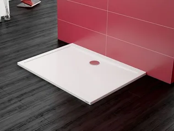 SAMAR - Rectangular acrylic shower tray by Hoesch