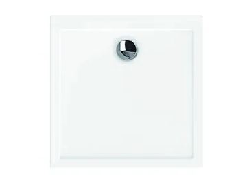 SAMAR - Square acrylic shower tray by Hoesch