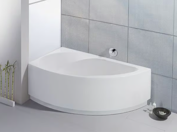 SPECTRA - Asymmetric corner acrylic bathtub by Hoesch