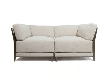 FLEURUS - Sectional fabric sofa by HUGUES CHEVALIER