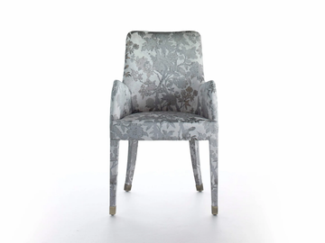 HAUSSMANN - Fabric chair by HUGUES CHEVALIER