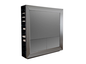 HAUSSMANN - Glass TV cabinet by HUGUES CHEVALIER