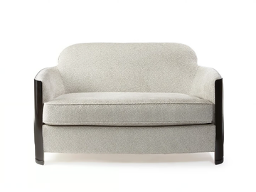 LOBBY - Fabric small sofa by HUGUES CHEVALIER