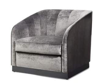 PATRICK - Armchair with armrests by HUGUES CHEVALIER