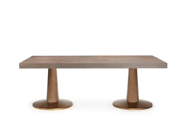 RIVIERA - Rectangular wooden table by HUGUES CHEVALIER