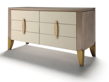 VENDÔME - Wooden chest of drawers by HUGUES CHEVALIER