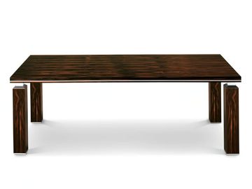 ARES - Rectangular wood veneer office desk by i 4 Mariani