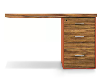ARES - Rectangular wooden office desk with drawers by i 4 Mariani