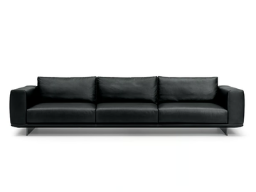 ASSO - 3 seater leather sofa by i 4 Mariani