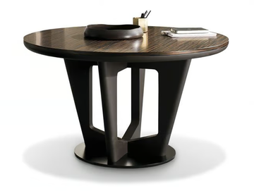 AVATAR - Round wooden meeting table by i 4 Mariani