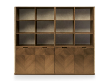 AVATAR - Tall open wooden office shelving by i 4 Mariani