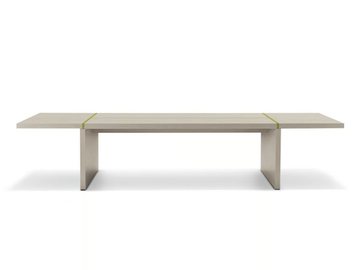 BLADE - Rectangular wooden meeting table by i 4 Mariani