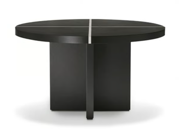 BLADE - Round wooden meeting table by i 4 Mariani