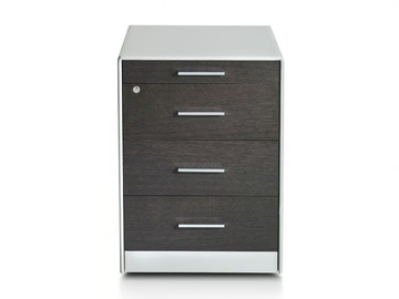 DE_SYMETRIA - Wooden office drawer unit with lock by i 4 Mariani