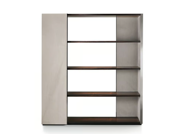 ELLE - Double-sided freestanding wooden bookcase by i 4 Mariani