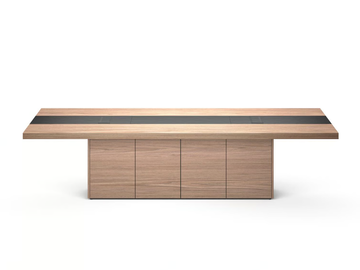 KEFA - Rectangular wooden meeting table by i 4 Mariani