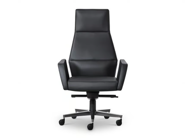 KEFA - Swivel high-back leather executive chair by i 4 Mariani