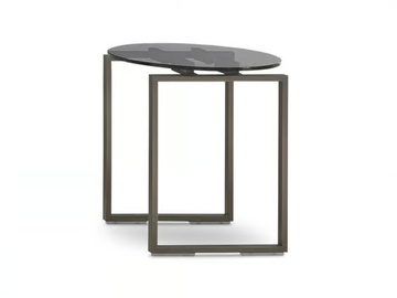 KUBICO - Round crystal high side table by i 4 Mariani