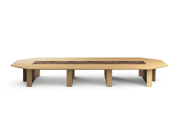 METEORA - Wooden meeting table by i 4 Mariani