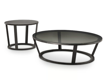 NIKY - Round crystal coffee table by i 4 Mariani