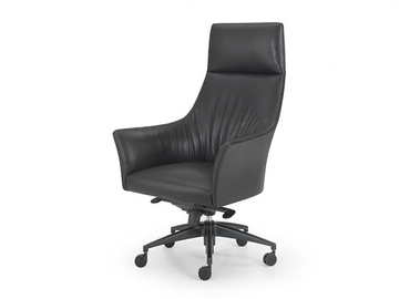 SELLA - High-back leather executive chair by i 4 Mariani