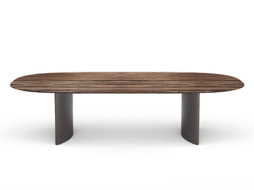 SIENA - Oval wooden meeting table by i 4 Mariani