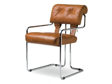 TUCROMA - Cantilever upholstered chair with armrests by i 4 Mariani
