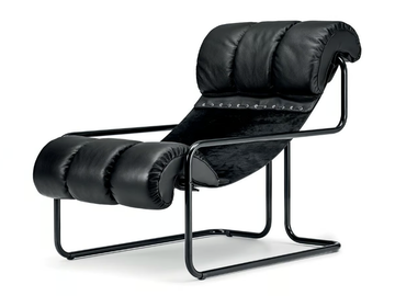 TUCROMA - Leather armchair with armrests by i 4 Mariani