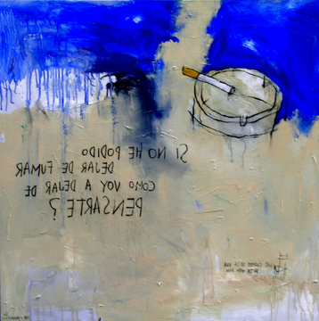 DEJAR DE FUMAR - Acrylic on canvas by ICI ET LÀ