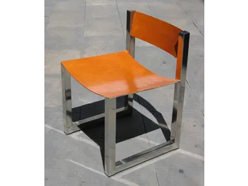 DEL ESCRITORIO - Stainless steel chair by ICI ET LÀ