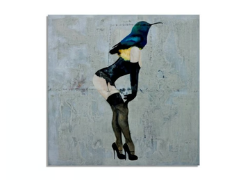 DITA - Oil and mixed technique on canvas by ICI ET LÀ
