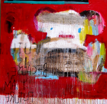 I AM FUTURE - Acrylic on canvas by ICI ET LÀ