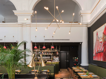 STAR MOGI - LED brass ceiling lamp by ICI ET LÀ