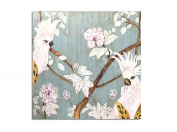 SWEET TROPICAL - Oil and mixed technique on canvas by ICI ET LÀ