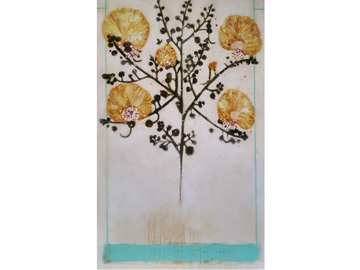 YELLOW BLOSSOM - Canvas Painting by ICI ET LÀ