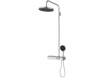 CERATHERM SOLOS - A7880AA - Wall-mounted thermostatic shower panel with hand shower by Ideal Standard