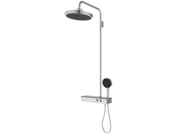 CERATHERM SOLOS - A7881AA - Wall-mounted thermostatic shower panel with hand shower by Ideal Standard