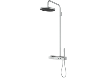 CERATHERM SOLOS - A7884AA - Wall-mounted thermostatic shower panel with hand shower by Ideal Standard