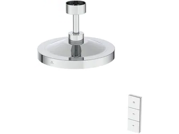 IDEALRAIN SOLOS - A7891AA - Round overhead shower with remote control by Ideal Standard