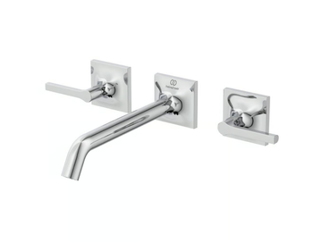 JOY NEO - BD154 - 3 hole wall-mounted washbasin tap with individual rosettes by Ideal Standard