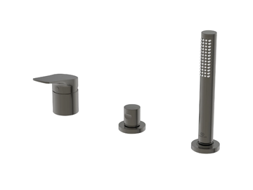 LA DOLCE VITA - BD670 - Deck mounted 3 hole bathtub tap with hand shower by Ideal Standard