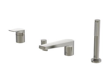 LA DOLCE VITA - BD671 - 4 hole deck mounted bathtub tap with hand shower by Ideal Standard